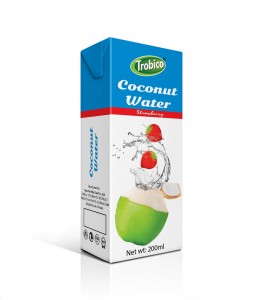 Coconut water with strawberry 200ml